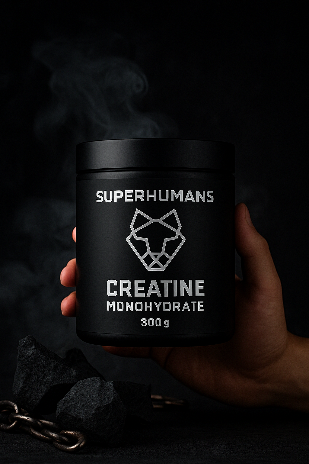 SuperrHumans Creatine Monohydrate 319g